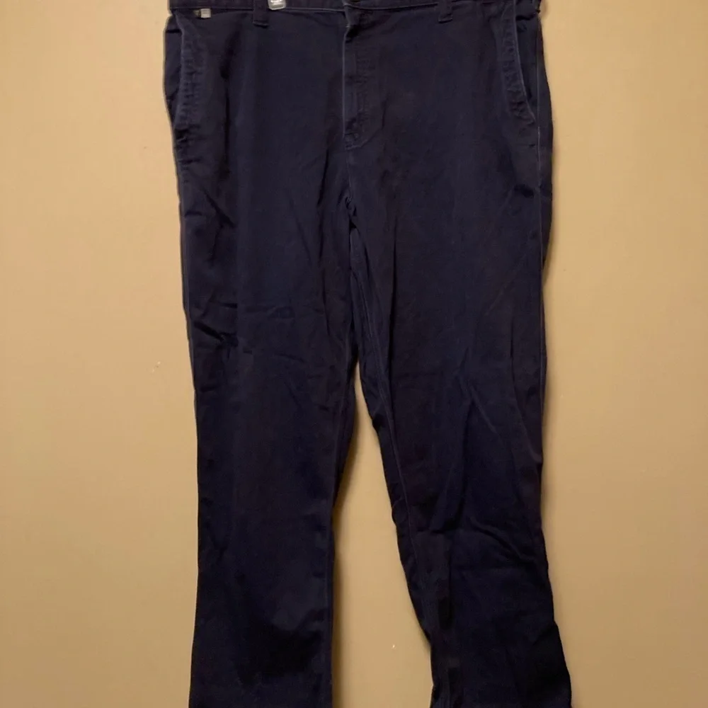 CARHARTT Size 40x32 Blue Fire Resistant Cotton Blend Pants